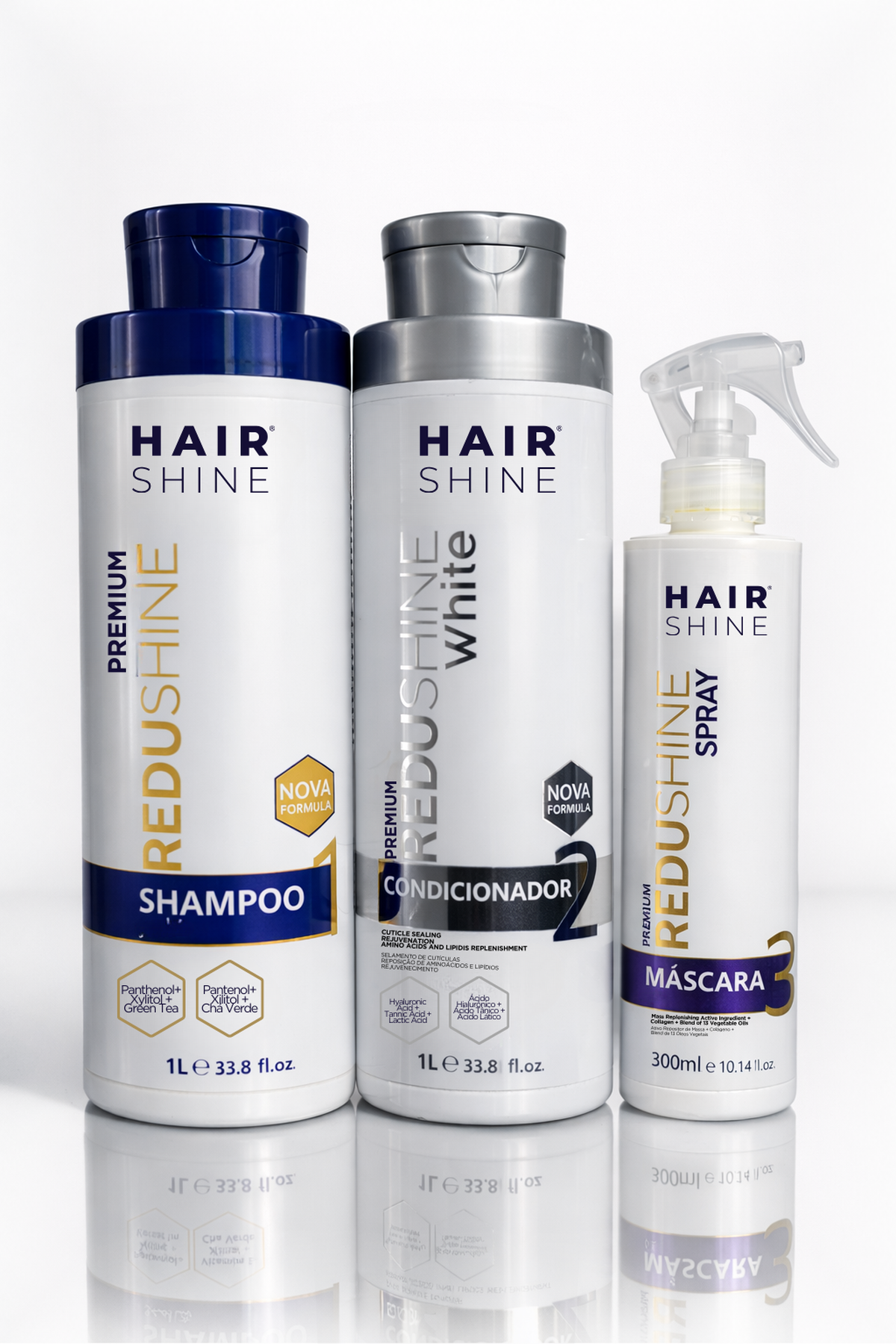 Kit Redushine White Premium Nutrição Intensiva