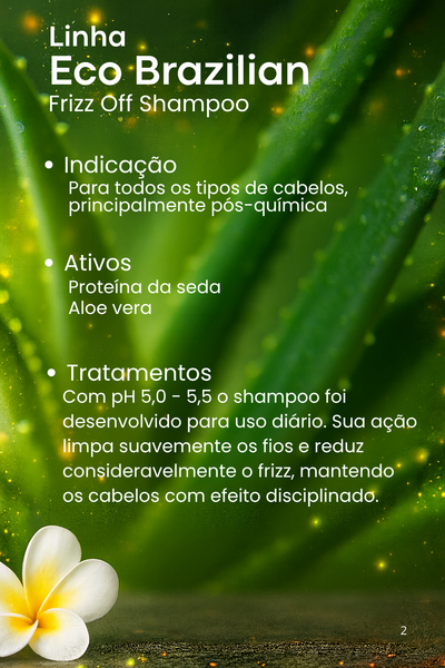 STEP 1 - Frizz Off Shampoo Eco Brazilian