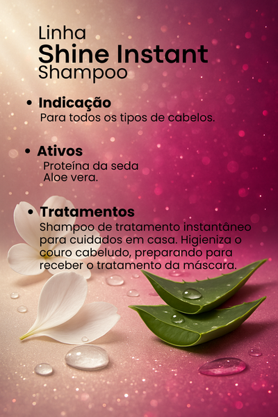 Shampoo Cuidado Instantâneo 300ml- Shine Instant