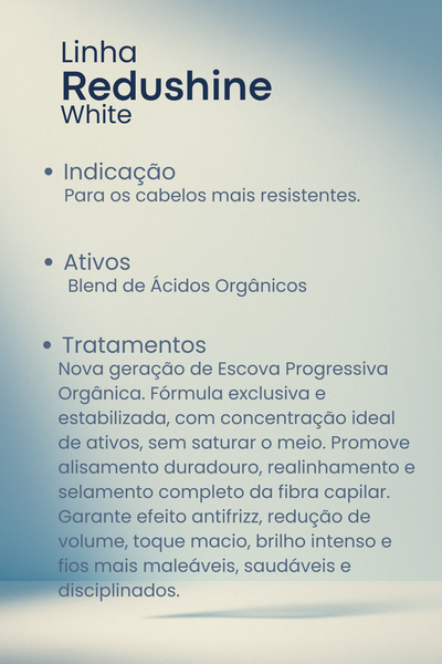 Kit Redushine White Premium Nutrição Intensiva
