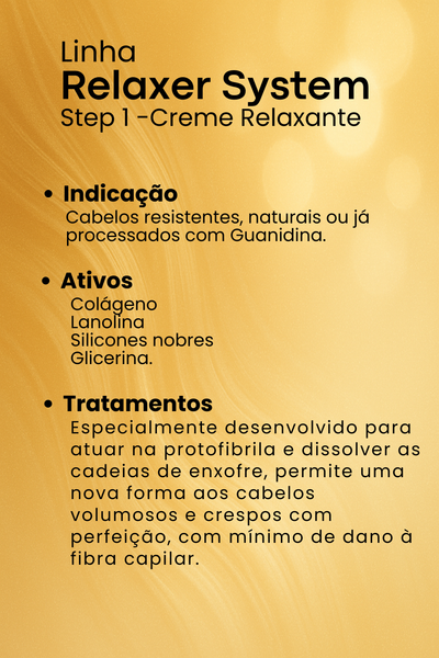 STEP 1 - Creme de Relaxamento Relaxer System - 1kg
