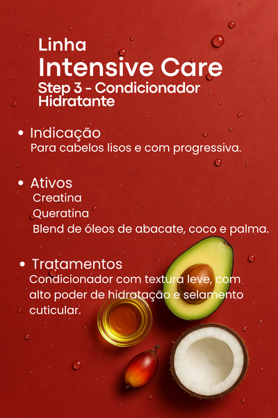 STEP 3 - Condicionador Hidratante Intensive Care 300ml