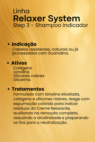 STEP 3 - Shampoo IndicadorRelaxer System- 500ml