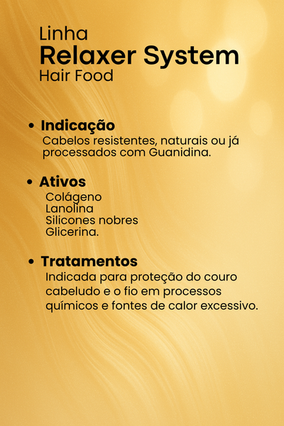Hair Food Restaurador Capilar Relaxer System- 75g