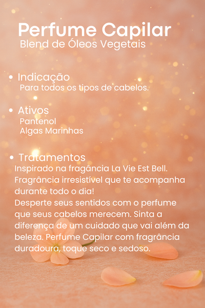 Perfume Capilar Blend de Óleos Vegetais- 60ml
