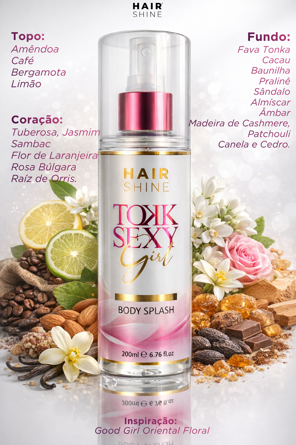 Hair Shine Body Splash Tok Sexy Girl- 200 ml