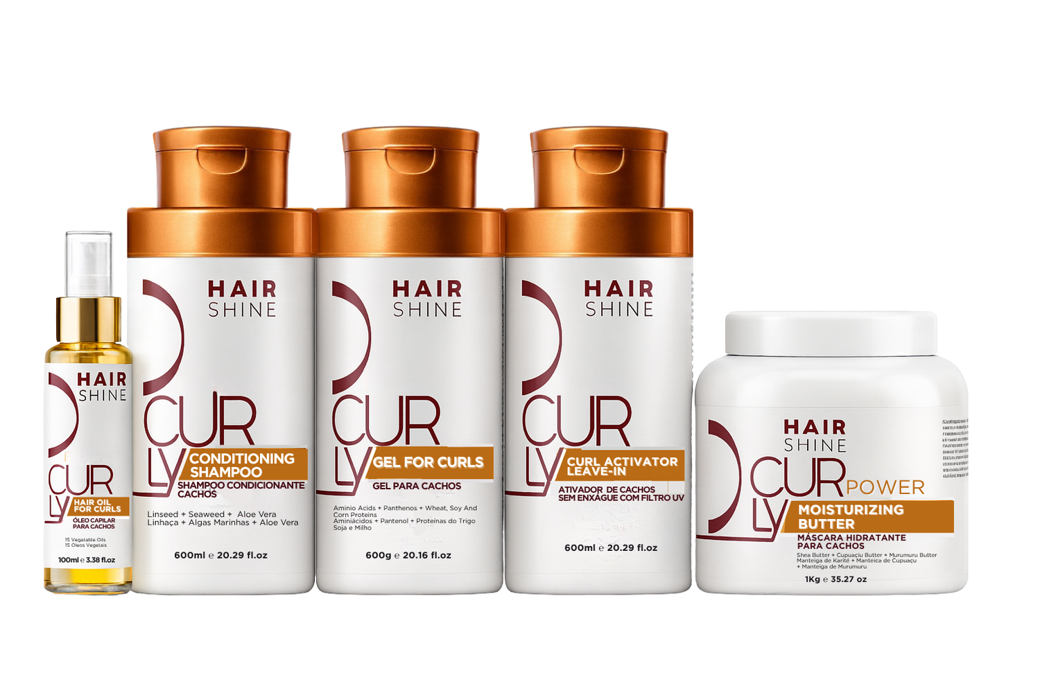 Kit Cachos Power Curly- Cabelos crespos