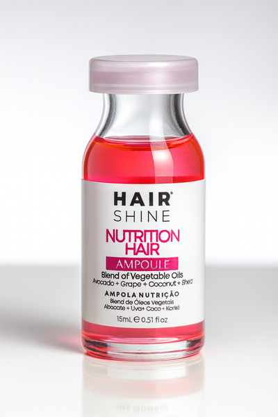 Kit Hair Shine Ampola Nutrição 15ml- 6 Uni.