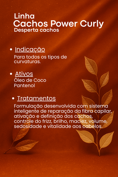 Desperta cachos 600ml - Power Curly
