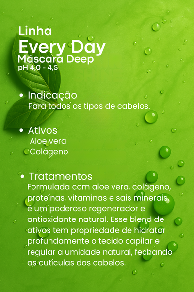 STEP 2 - Máscara com Aloe Vera Deep Every Day Profissional 2kg