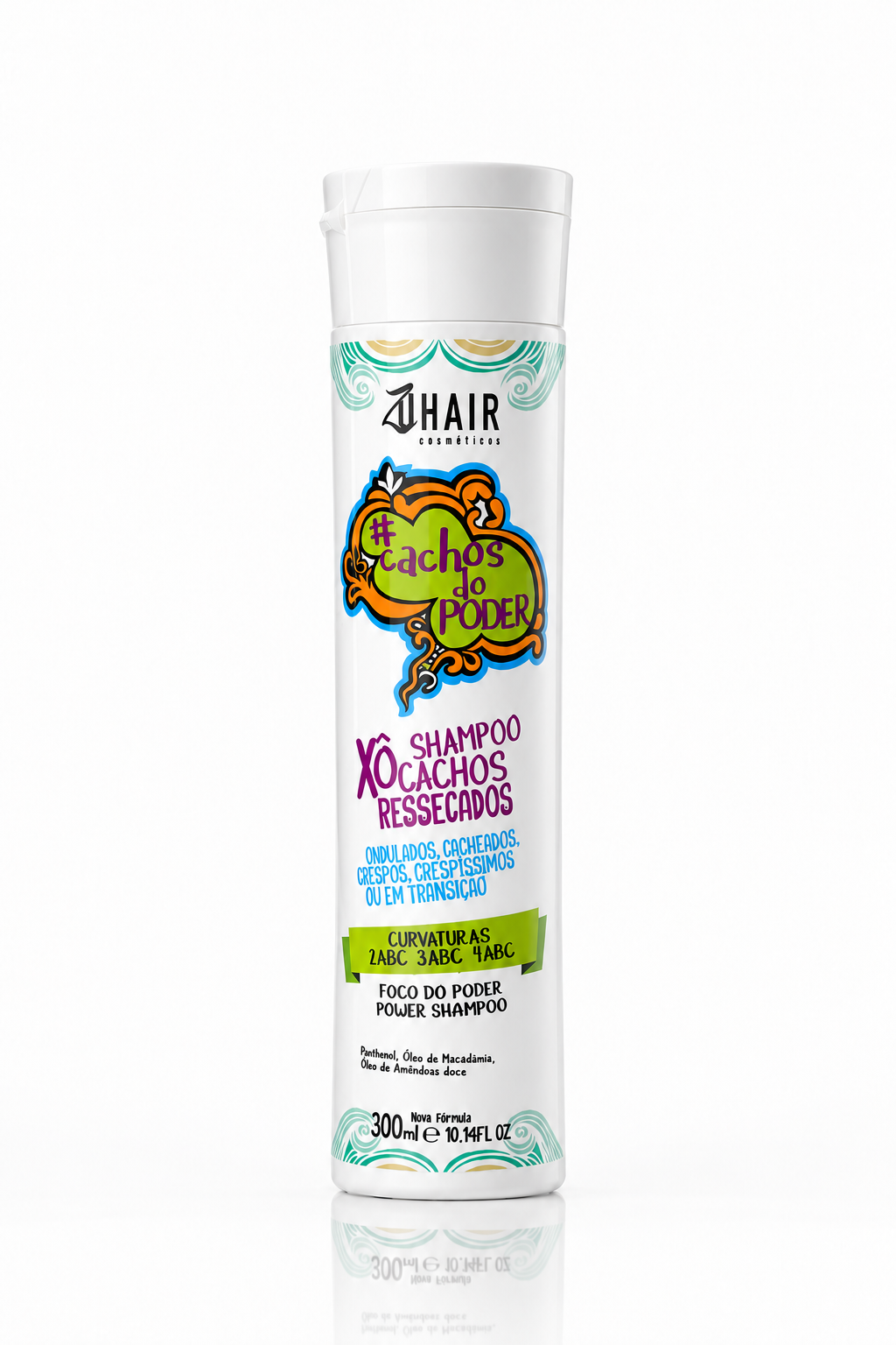 Shampoo Xô Cachos Ressecados ZuHair - 300ml