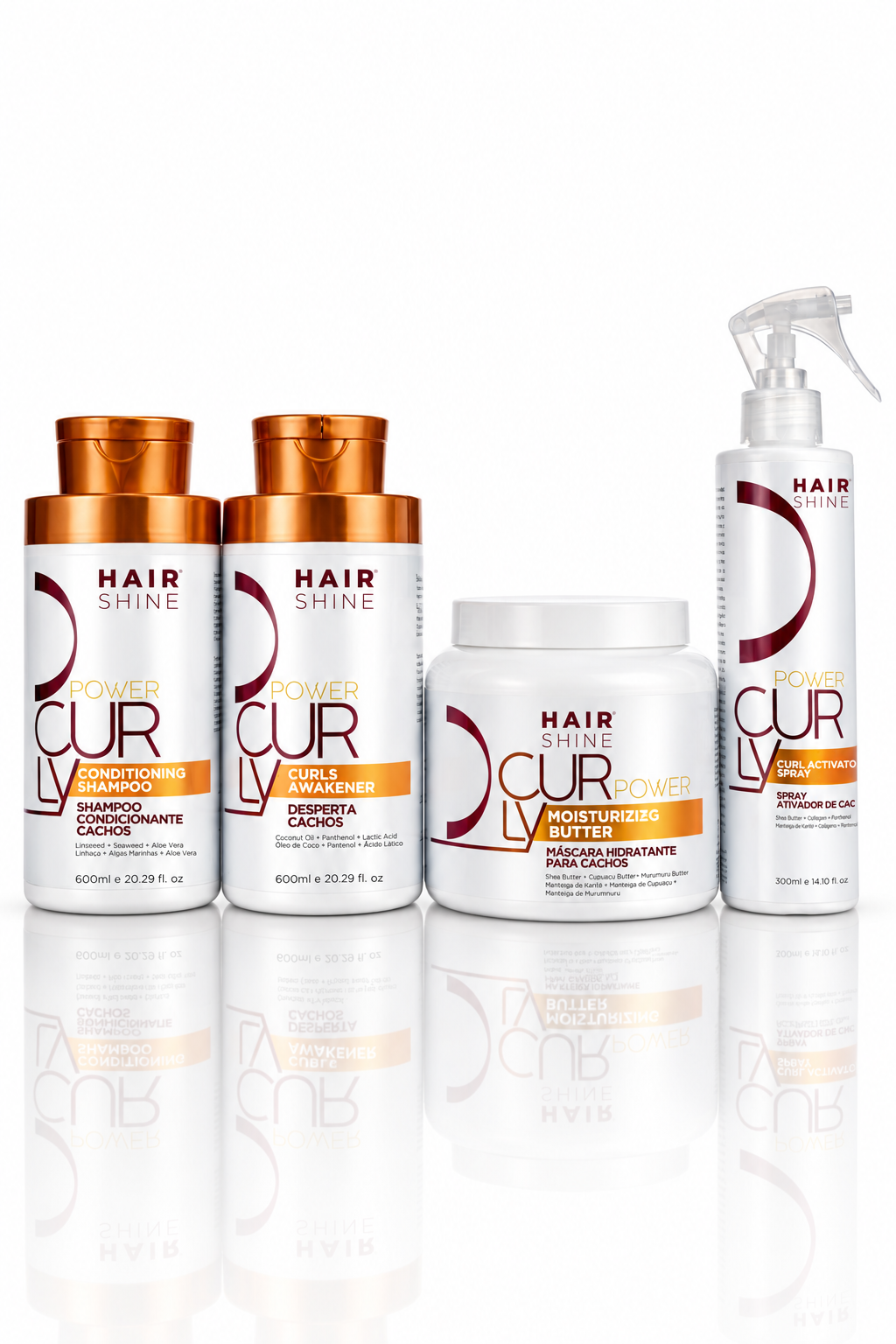 Kit Cachos Power Curly- Cabelos ondulados