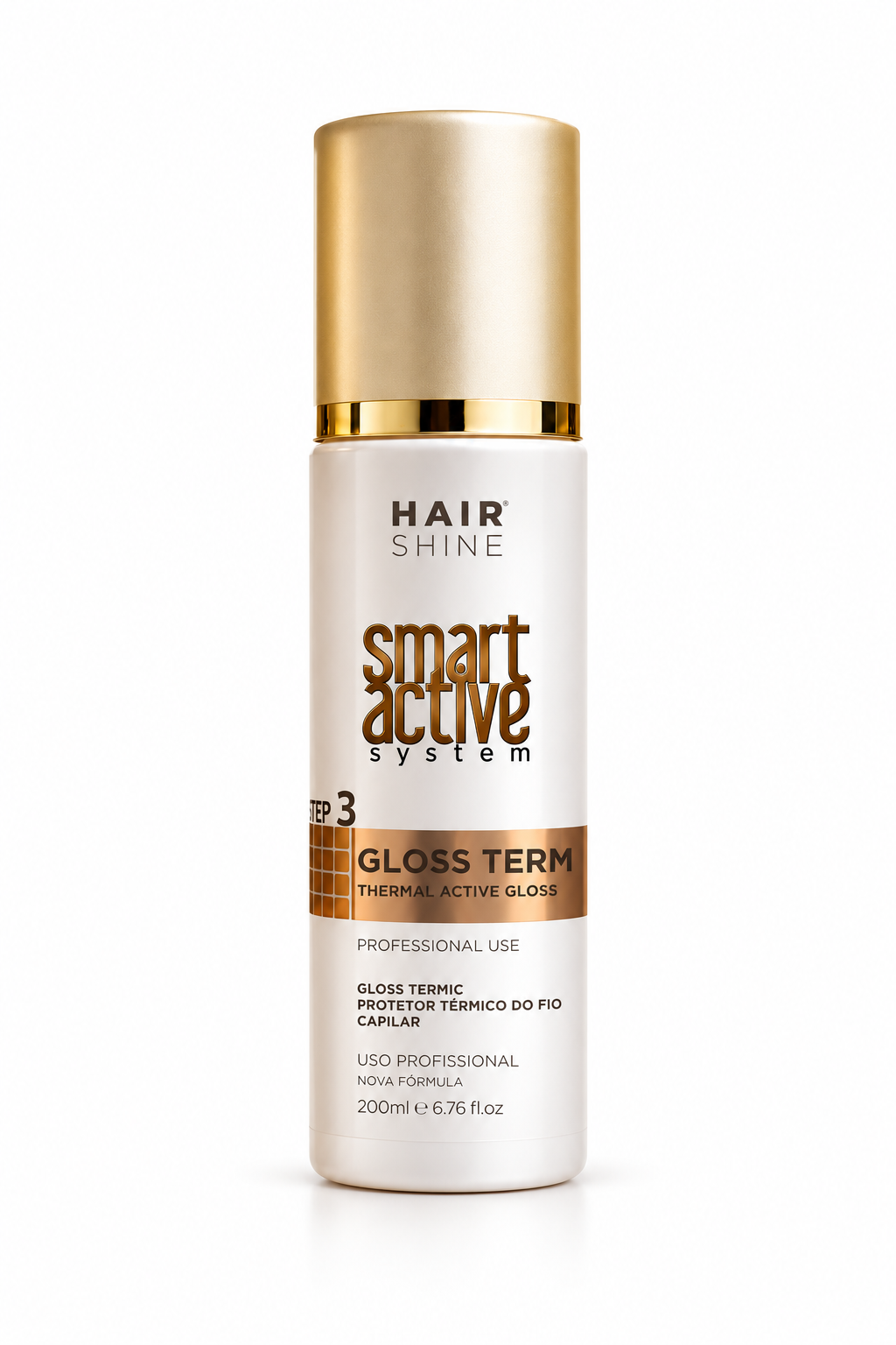 Step 3: Gloss Termic Smart Active Restauração Profissional- 200ml
