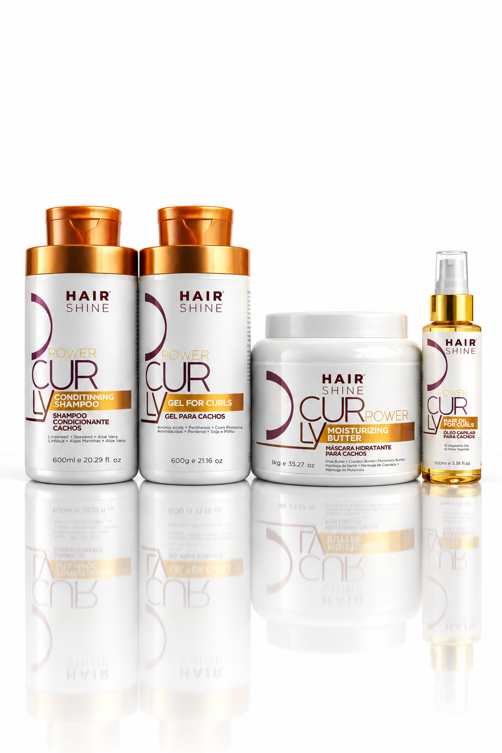 Kit Cachos Power Curly- Cabelos crespos