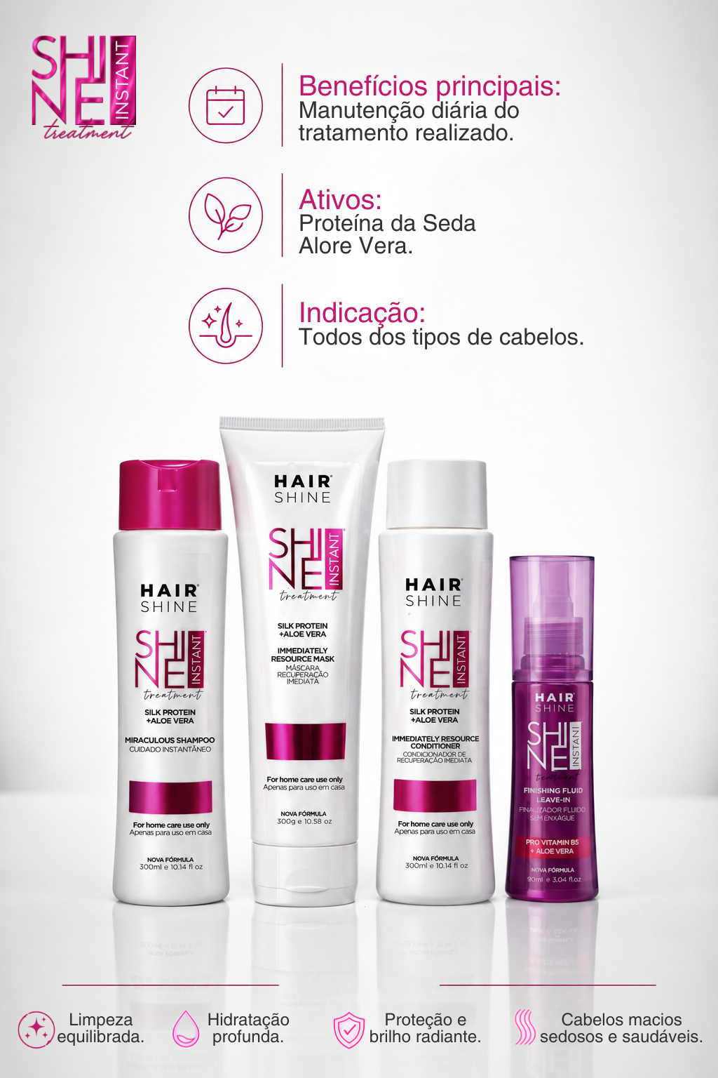 Kit Shine Instant Cuidados Diários