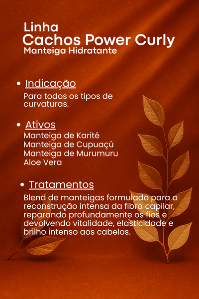 Máscara Hidratante Cachos 1kg- Power Curly