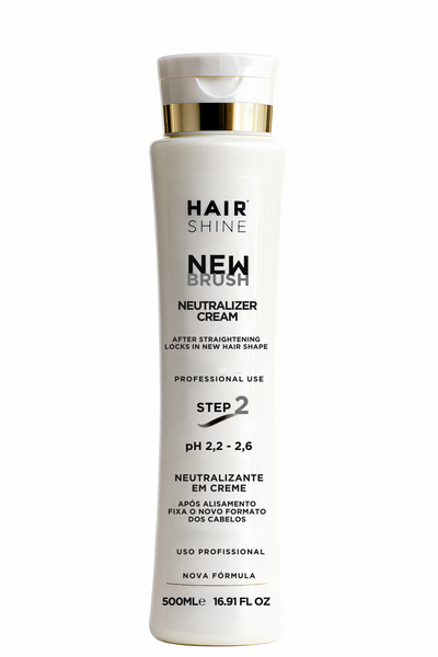 STEP 2 - Creme Neutralizante New Brush - Alisamento e Relaxamento Profissional 500ml