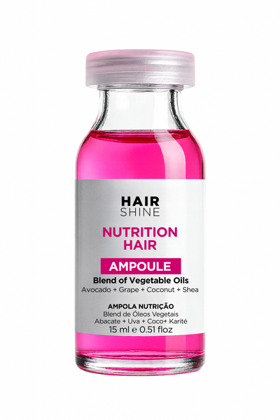 Kit Hair Shine Ampola Nutrição 15ml- 6 Uni.