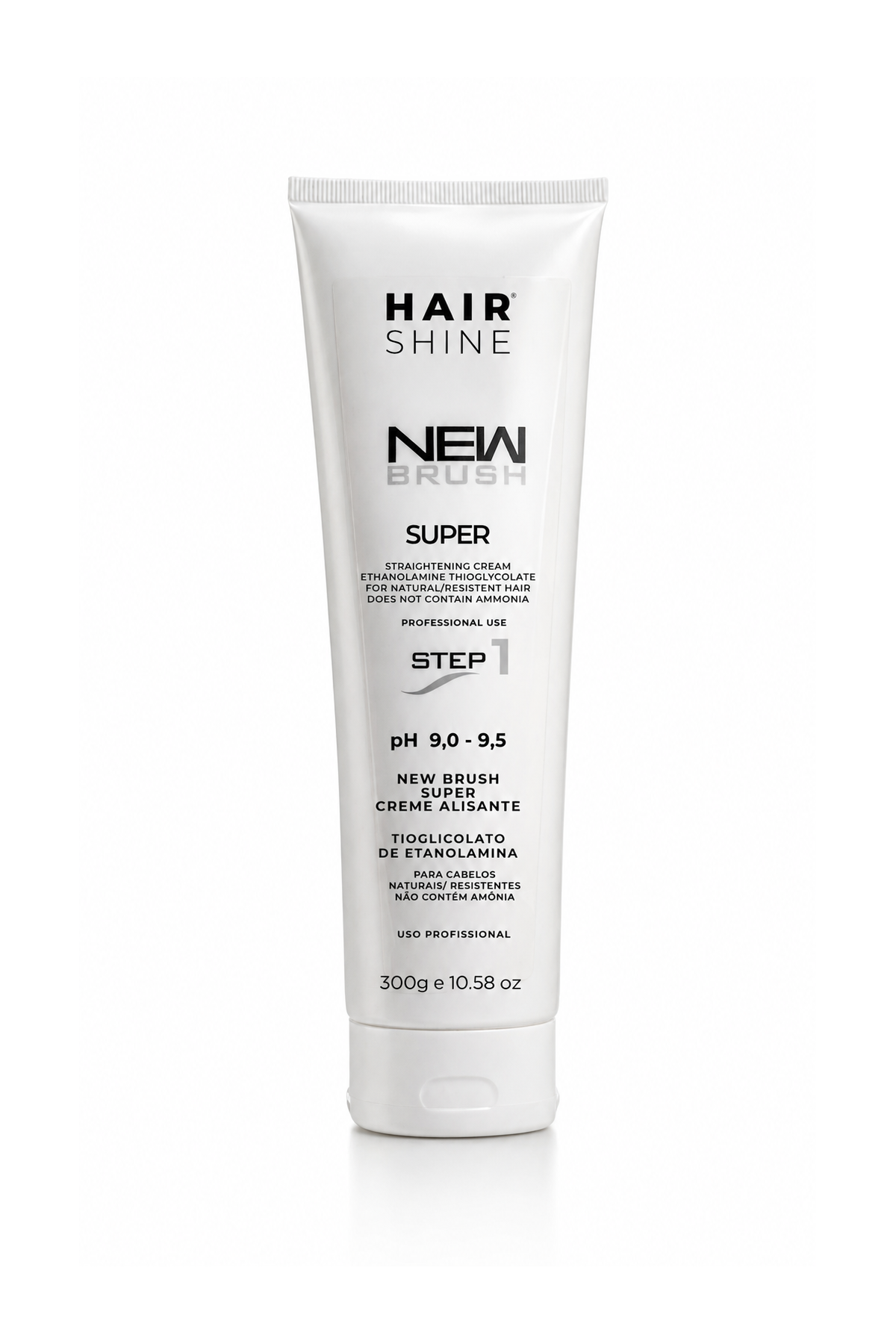 STEP 1 - Creme de Alisamento New Brush- Alisamento e Relaxamento Profissional - 300g