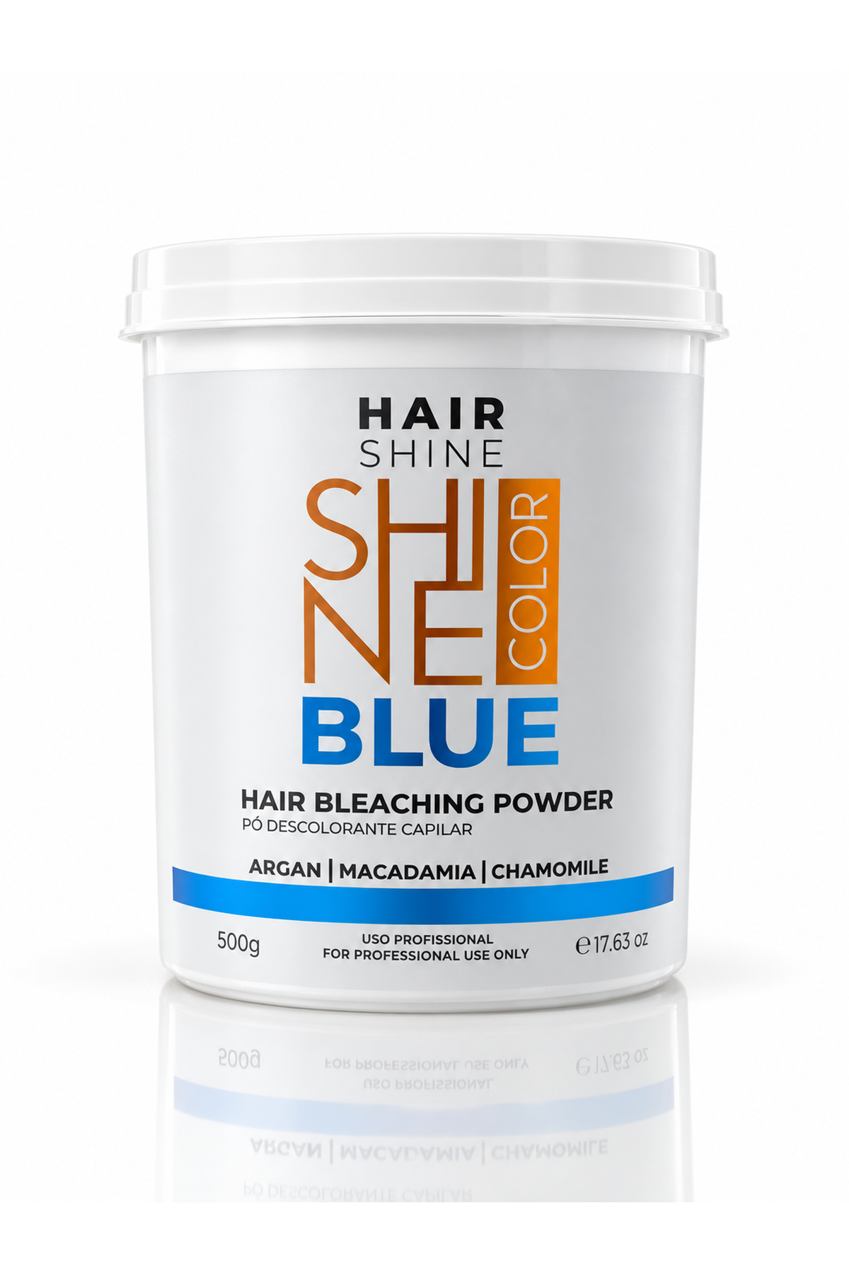 Pó Descolorante Bleaching Powder  Azul Shine Color - 500g