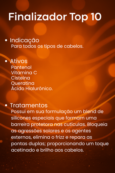 Finalizador Hair Shine Top 10- 200ml