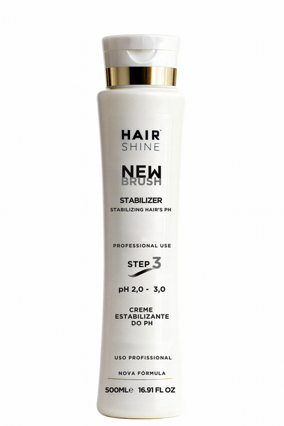 STEP 3 - Creme Estabilizante do PH New Brush - Alisamento e Relaxamento Profissional 500ml