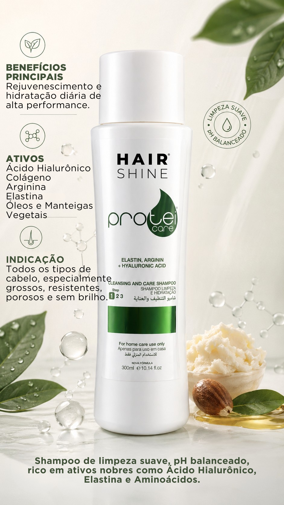 Shampoo Proteicare Hidratação- 300ml