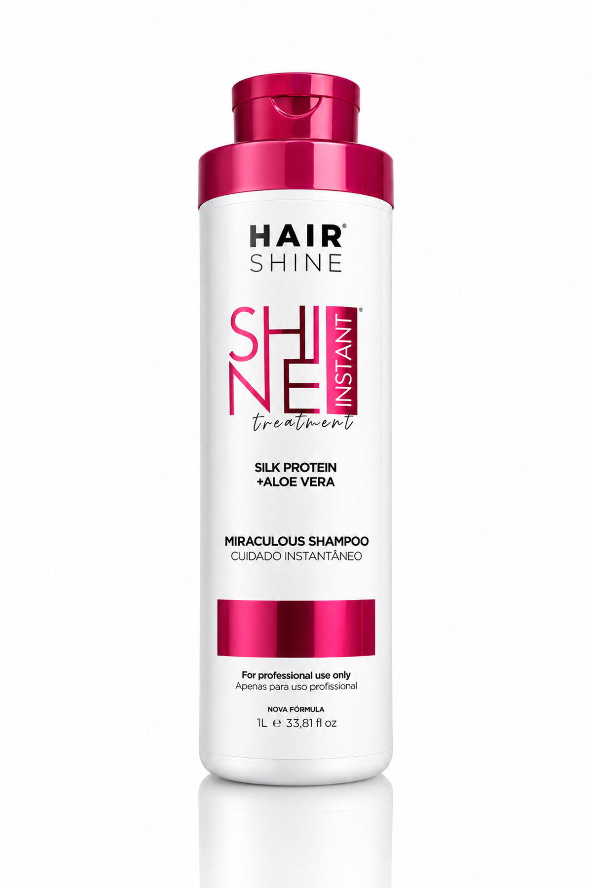Shampoo Cuidado Instantâneo Hidratação Profissional 1L- Shine Instant