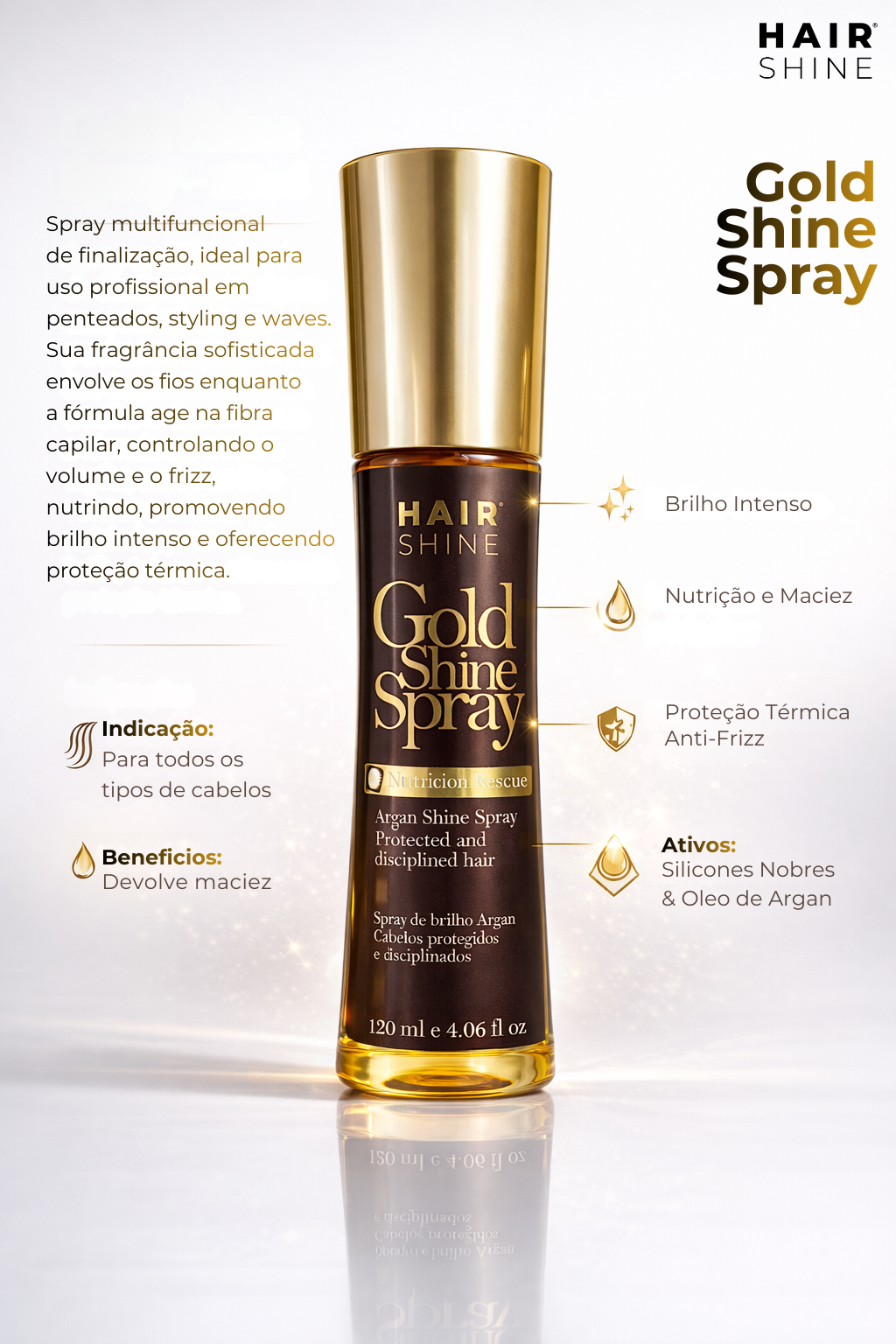Gold Shine Spray - 120ml